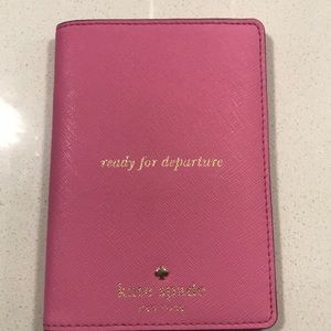 Kate Spade passport holder in pink